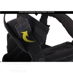 Chaleco Tactico tipo DCS Plate Carrier V2 y pack de pouches abiertos para 5.56 Yakeda - Imagen 8