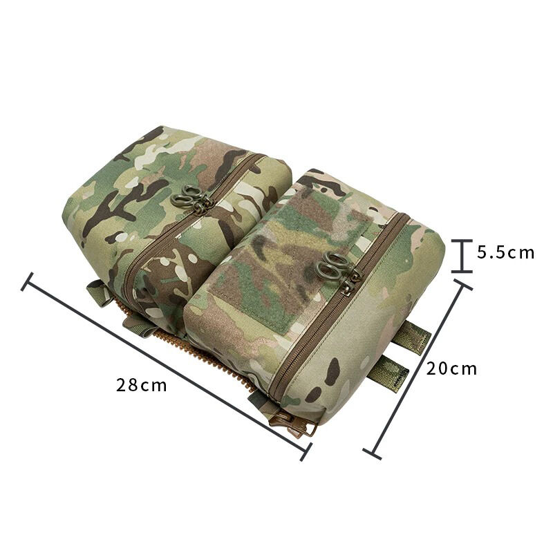 Back Panel Double Pouch tipo Ferro Ghost Action - Ranger Green - Imagen 7