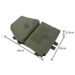 Back Panel Double Pouch tipo Ferro Ghost Action - Ranger Green - Imagen 29