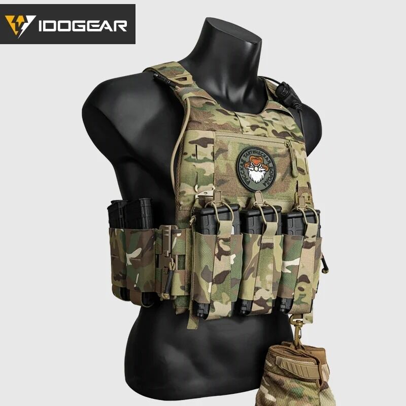 Pouch triple M4 tipo FERRO TEAR IDOGEAR - Multicam - Imagen 11