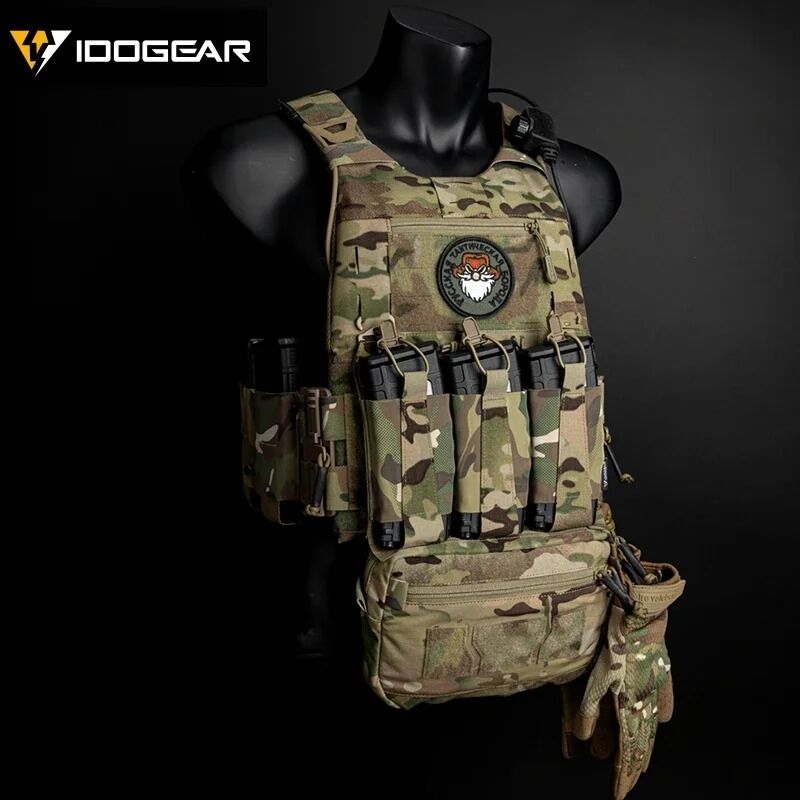 Pouch triple M4 tipo FERRO TEAR IDOGEAR - Multicam - Imagen 13