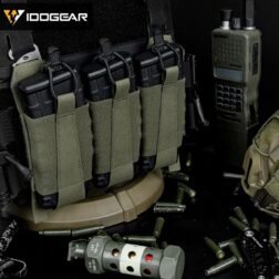 Pouch triple M4 tipo FERRO TEAR IDOGEAR - Multicam - Imagen 10