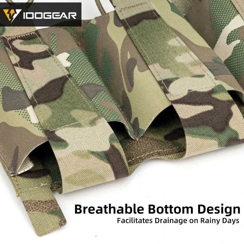Pouch triple M4 tipo FERRO TEAR IDOGEAR - Multicam - Imagen 5