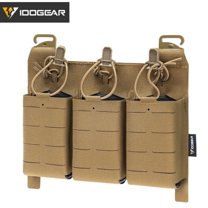 Pouch triple M4 tipo FERRO KTAR 556 IDOGEAR - Multicam - Imagen 2