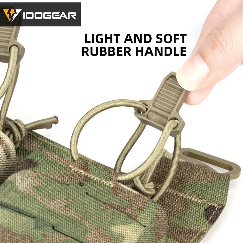 Pouch triple M4 tipo FERRO KTAR 556 IDOGEAR - Multicam - Imagen 5