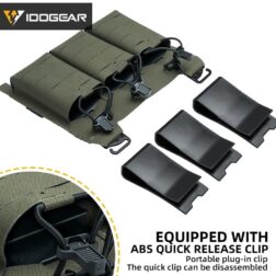 Pouch triple M4 tipo FERRO KTAR 556 IDOGEAR - Multicam - Imagen 8