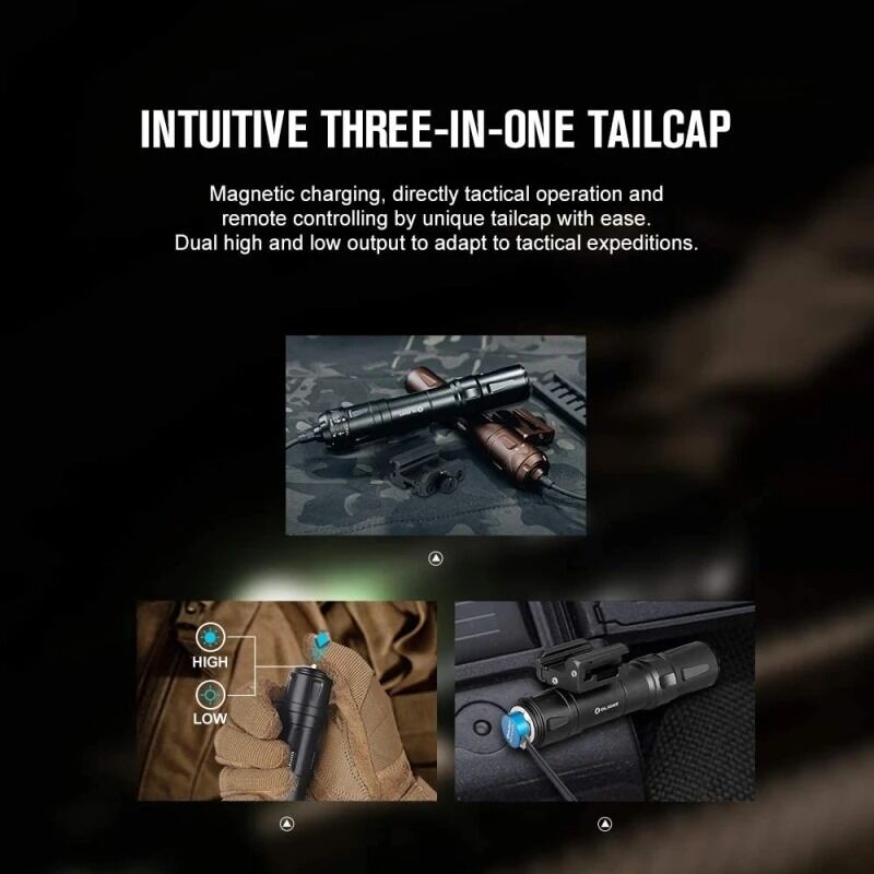 Linterna Táctica ODIN 2000 lm para Ris Picatinny - Negro - Imagen 13