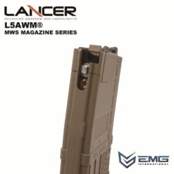 Cargador Lancer L5 AWN 5.56 opaco para MWS GBB 30bbs EMG - Imagen 7