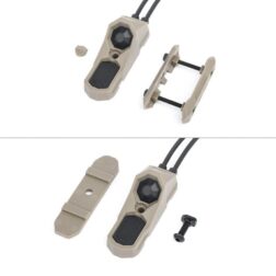 Switch Remoto Doble tipo AN para KeyMod-M-LOK y Rail 22mm Conector SF y 2.5mm WADSN - Imagen 7