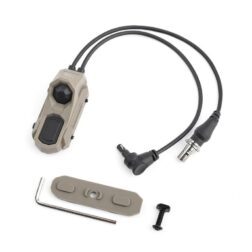 Switch Remoto Doble tipo AN para M-LOK y Rail 22mm Conector SF y Crane WADSN - Imagen 3