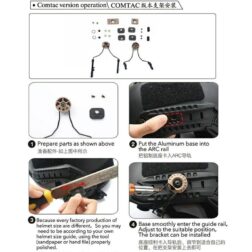Kit de adaptadores de casco Fast para Comtac TAC SKY WADSN - Imagen 7