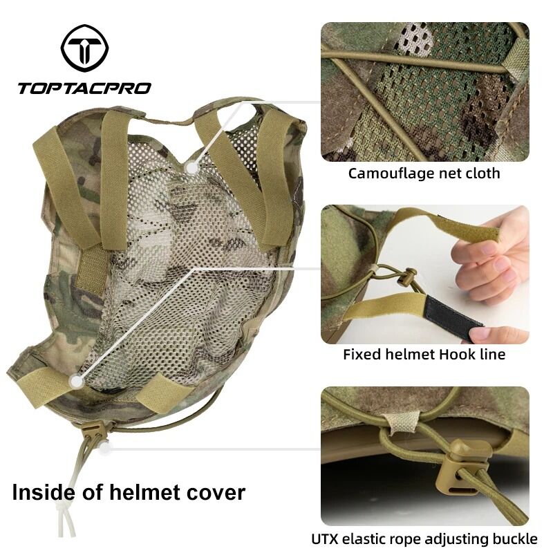 Funda casco Team Wendy Idogear - Multicam - Imagen 5