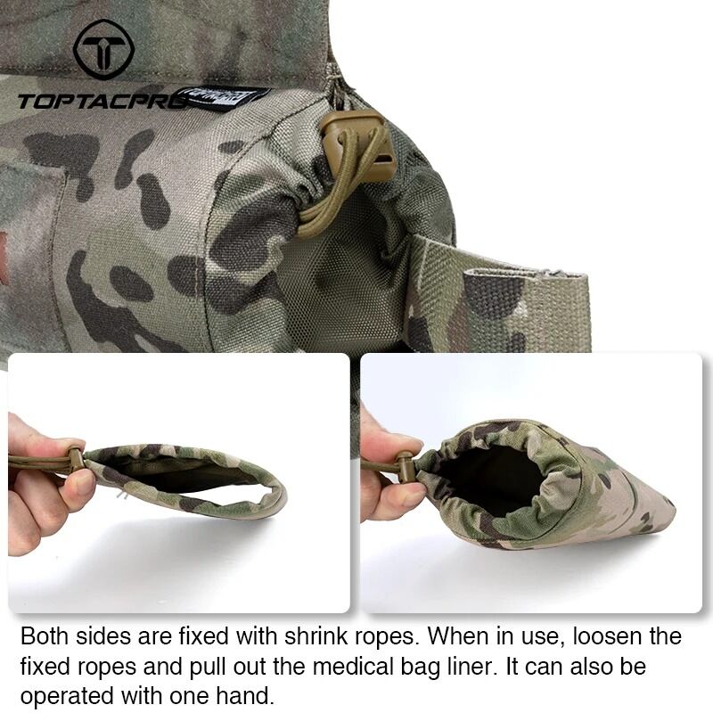 Medic Pouch tipo Roll 1 Trauma Pouch Ferro TopTacPro - Imagen 7