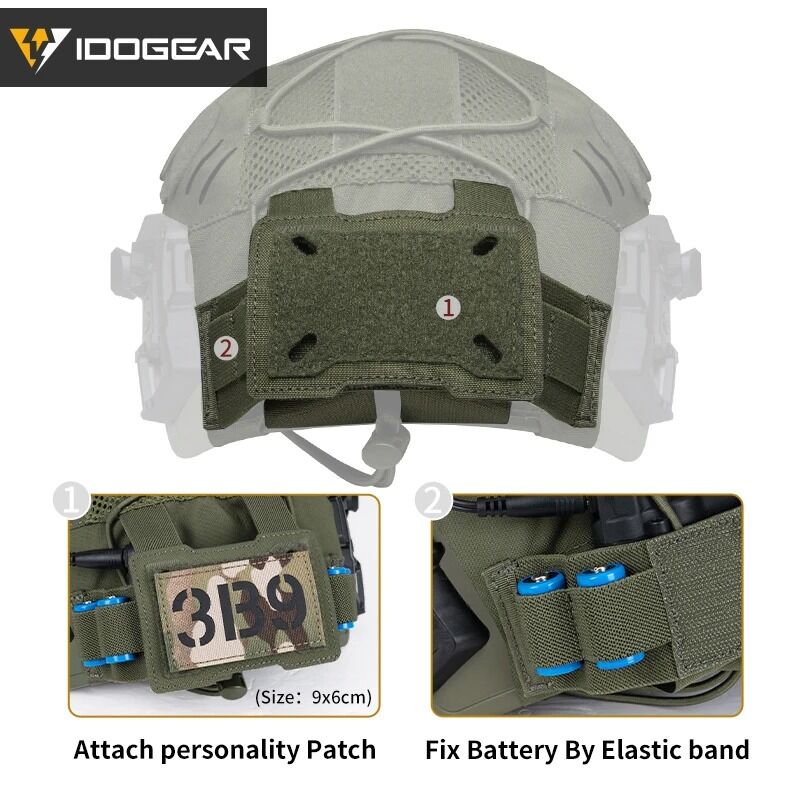 Funda de casco Wendy con Pouch de Bateria Idogear - Imagen 40