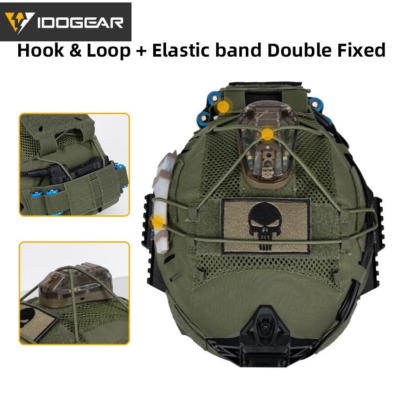 Funda de casco Wendy con Pouch de Bateria Idogear - Imagen 37