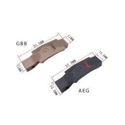 Guardamontes para M4 GBB tipo Geis en Aluminio CNC DF Tactical - Imagen 5