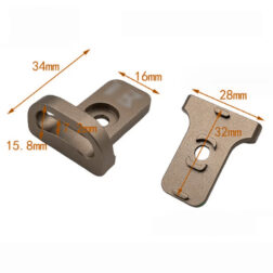 Alternative view of Enganche de correa tipo CQD MLOK -