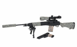 Cinta autoadhesiva de algodon 5cm x 10m Element - Flecktarn - Imagen 3