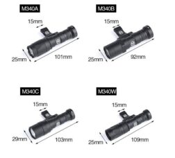 Linterna M340A Scout Light PRO WADSN - Negro - Imagen 3