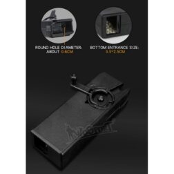 Speedloader tipo ODIN Wosport - Negro - Imagen 4