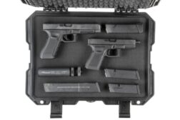 Maleta Rígida Estanca con Espuma Cortada para 5 Pistolas 46.5X35x20cm. - Nimrod - Imagen 6