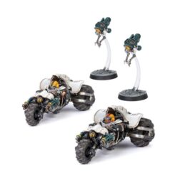 Alternative view of Ironhead Squat Svenotar Scout Trikes - Necromunda