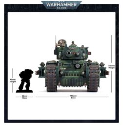 Tanque de Batalla Rogal Dorn - Astra Militarum - Imagen 3