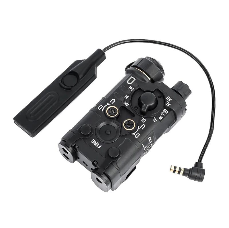 NGAL L3 Laser rojo mas Laser IR y linterna con Strobo Aluminio WADSN - Negro