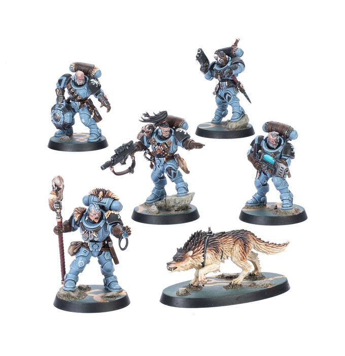 Alternative view of Comando de Exploradores Lobo - Space Wolves - Kill Team