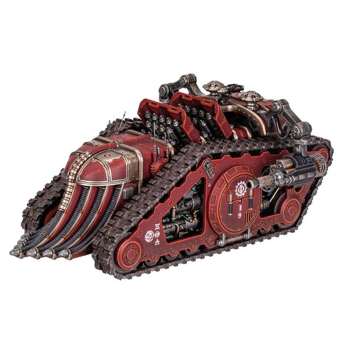 Alternative view of Karacnos Assault Tank Mechanicum - Horus Heresy