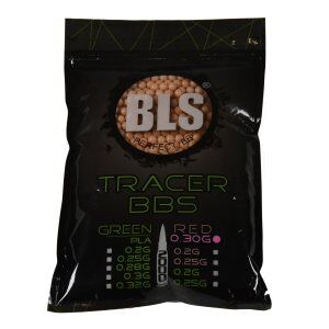 Alternative view of 0.30gr. Tracer 2000rds BLS - Rojo