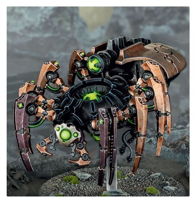 Alternative view of Araña Canóptica - Necrons