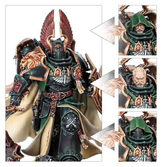 Alternative view of Lion El'Jonson - Dark Angels