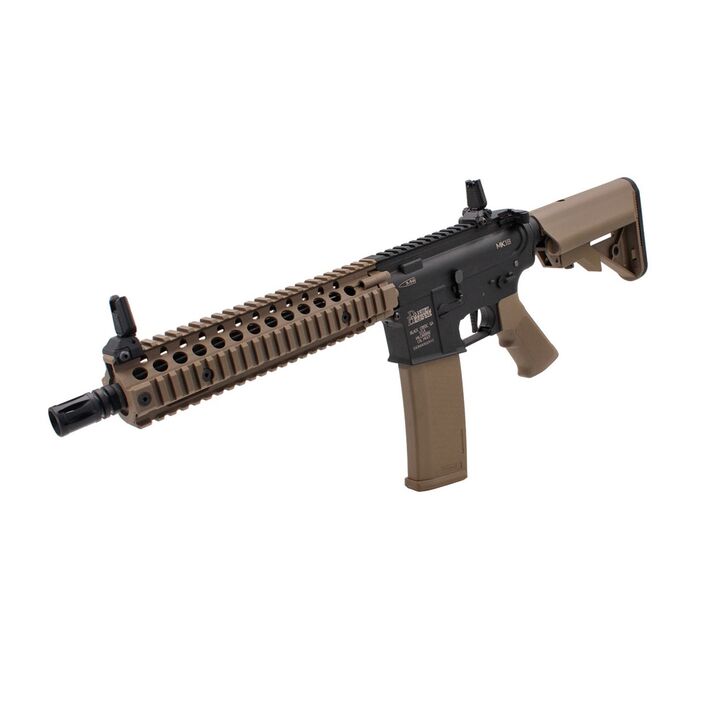 Alternative view of MK18 Daniel Defense SA-F19 Flex Gen 2 HAL - Specna Arms Tan