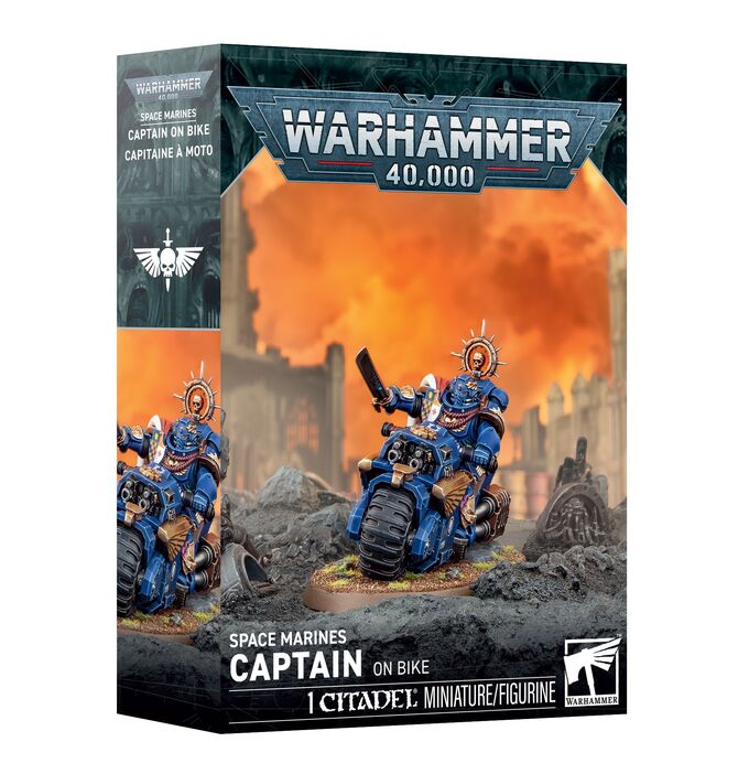 Capitán en Moto - Space Marines