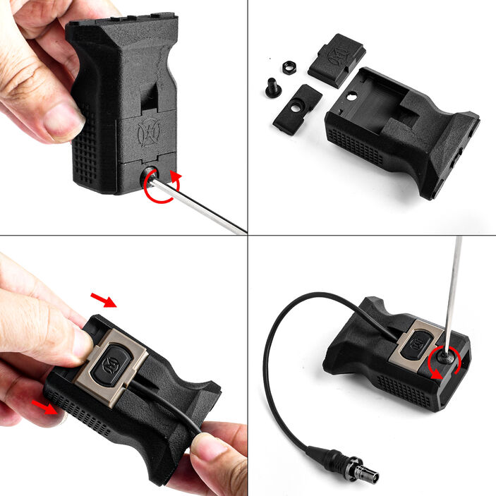 Grip Tetra Mod II M-LOK con Modbutton - MP - Imagen 5