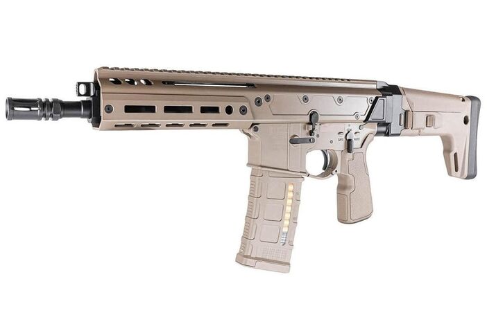 Alternative view of DWS Lupus ACR 8.5" MWS GBB Double Eagle - Tan - PREPEDIDO