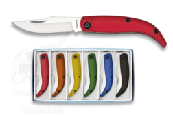 Navaja aluminio H.6.5cm colores A Albainox