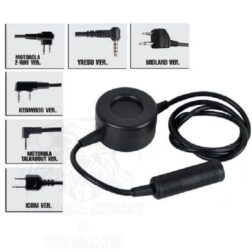 Alternative view of PTT estilo ICOM pin Element - negro