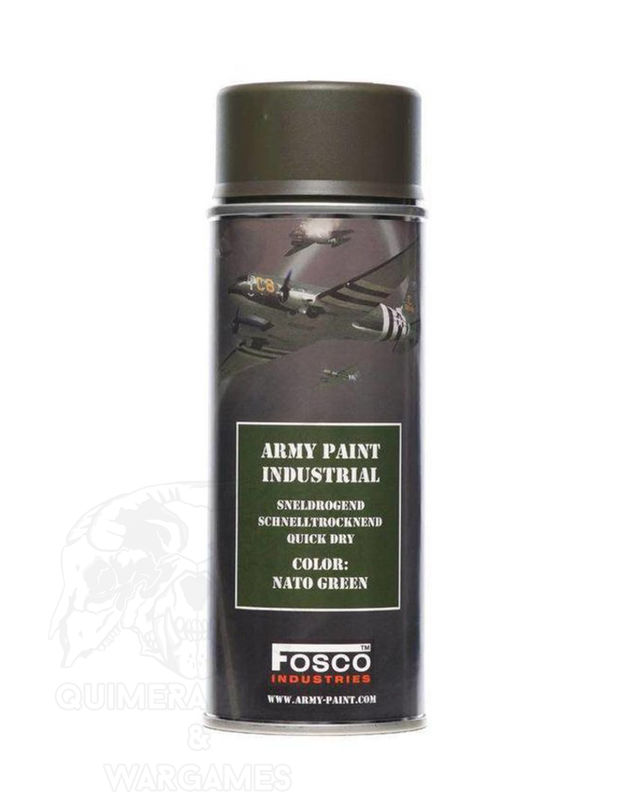 Pintura en spray 400ml Fosco - Nato Green