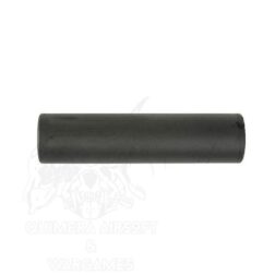 Silenciador aluminio liso 110x35mm Big dragon - Negro