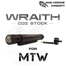 MTW WRAITH CO2 Stock for MTW, Includes Storm InBuffer Regulator Wolverine