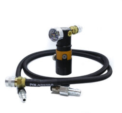 MRS Air Rig regulador HPA con linea 42" Polarstar - Negro