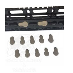 Protector para guardamanos Keymod 10unds Tan