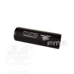 Silenciador Navy 107mm 14mm CW/CCW FMA - Negro