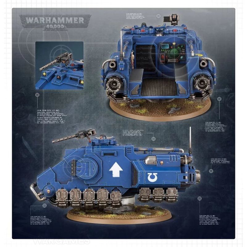 Space Marines Primaris Impulsor - Imagen 3
