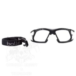 Gafa Rush+ lente transparente Bolle patillas rojas y kit cerrado - Imagen 3