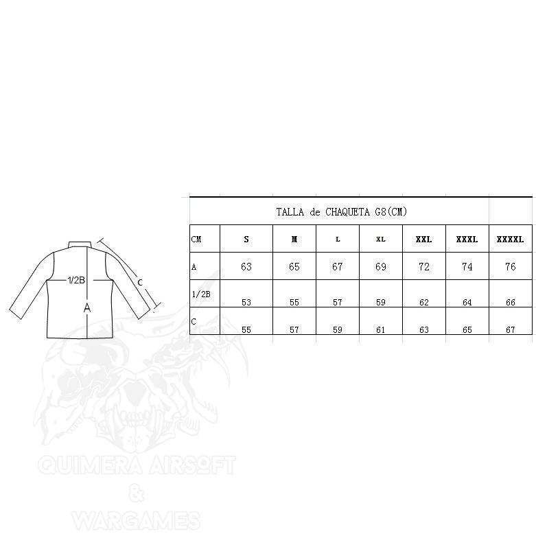 Chaqueta G8 - Negro - XL - Imagen 3