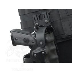 Plataforma de acople molle para pistoleras - Negro - Imagen 6