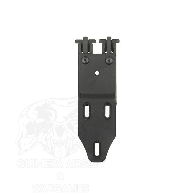 Plataforma de acople molle para pistoleras - Negro
